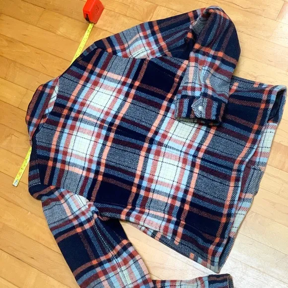 🧥 HOLLÍSTER WOOL PLAID JACKET