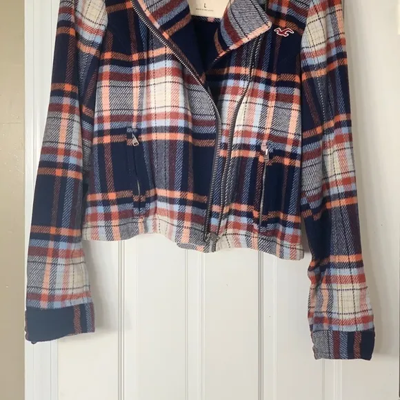 🧥 HOLLÍSTER WOOL PLAID JACKET