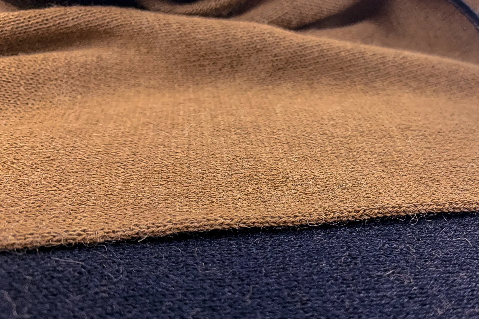 100% Alpaca Wool Ruana Wrap (Brown and Black)