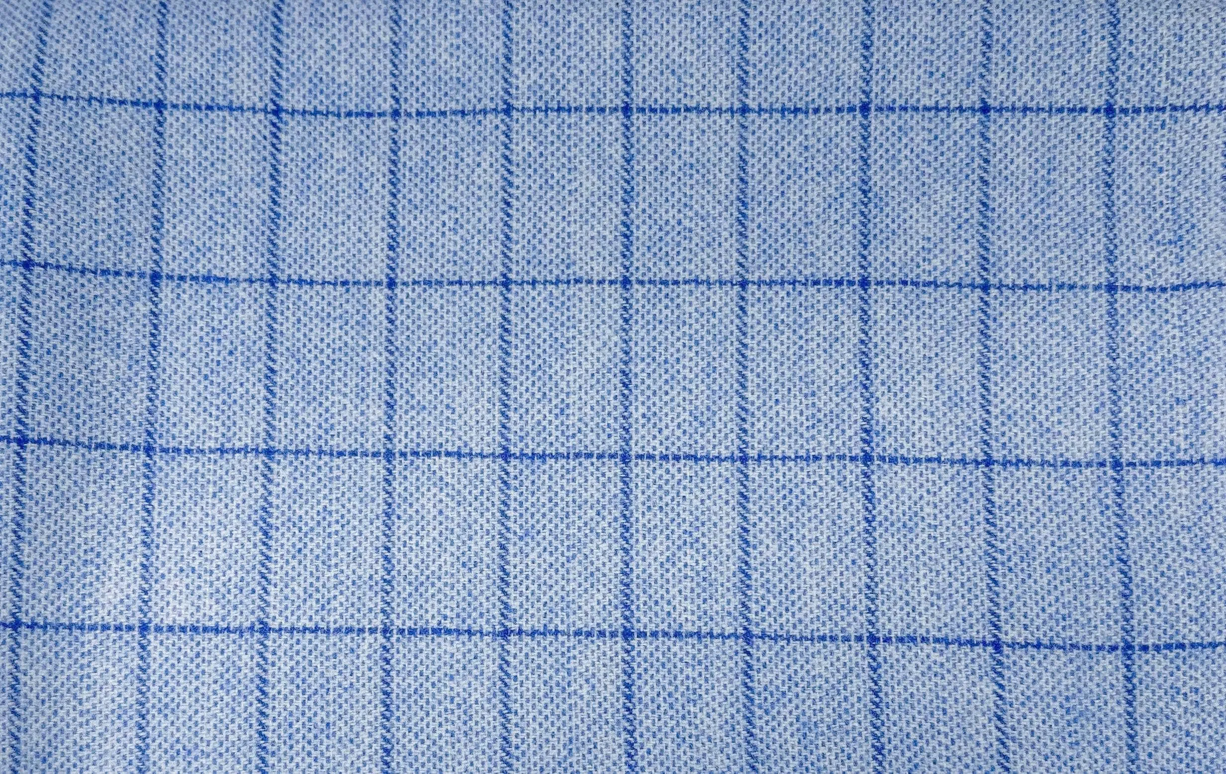 $14 Wool Cloth Swatch - European Plaid - Grandpa's Jacket