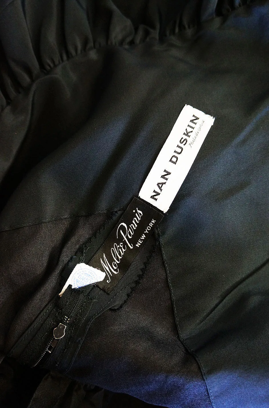1950s Silk Taffeta Mollie Parnis Dress
