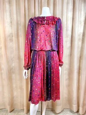 1970's Missoni Diamond Clown Dress
