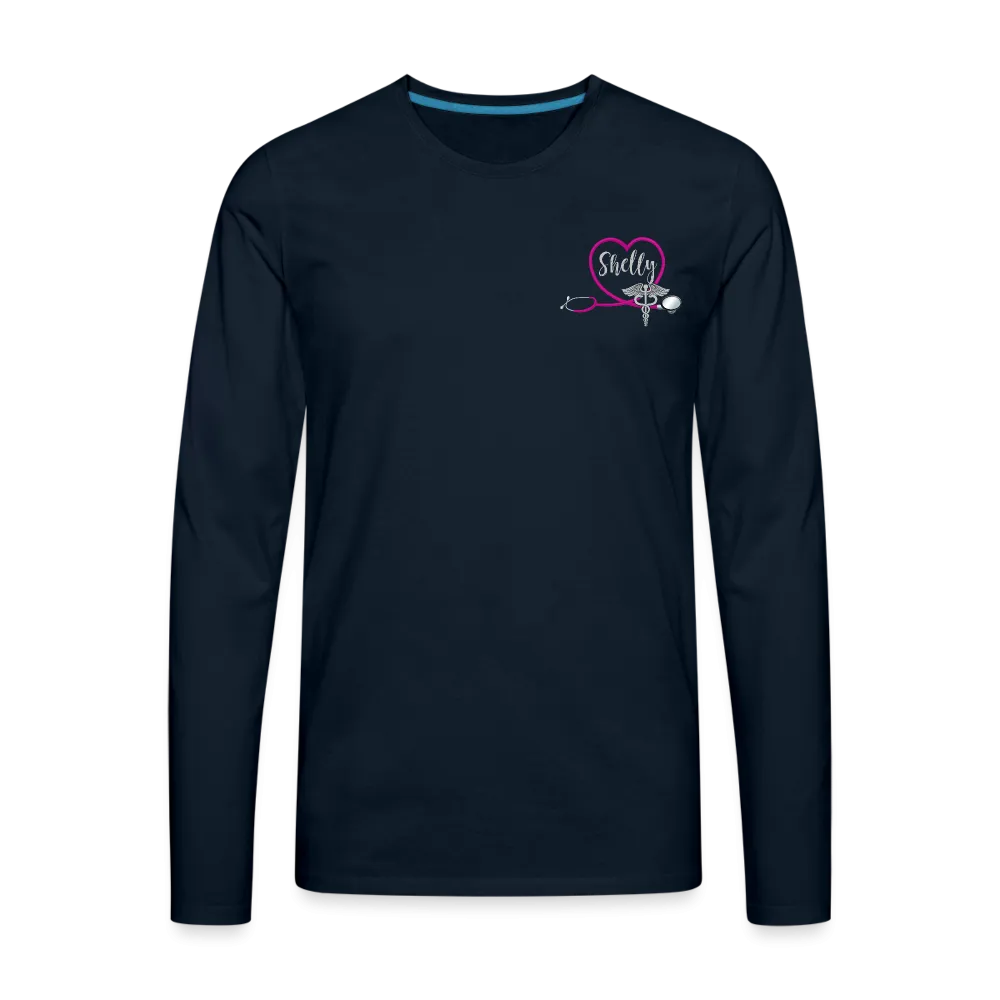 3468098393 ER Nurse Flag Men's Premium Long Sleeve T-Shirt