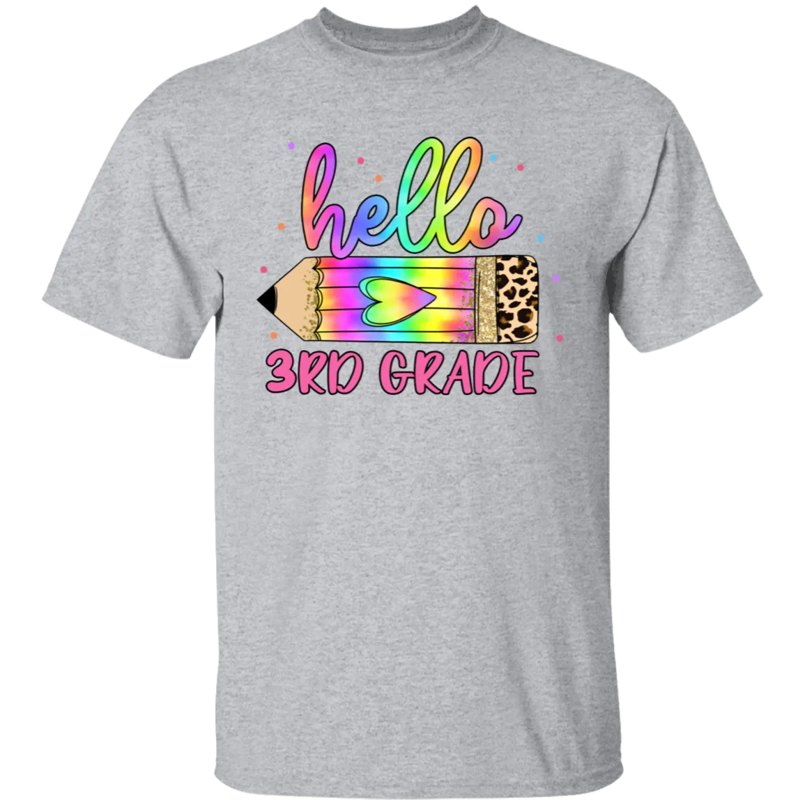 3rd Grade Youth 5.3 oz 100% Cotton T-Shirt