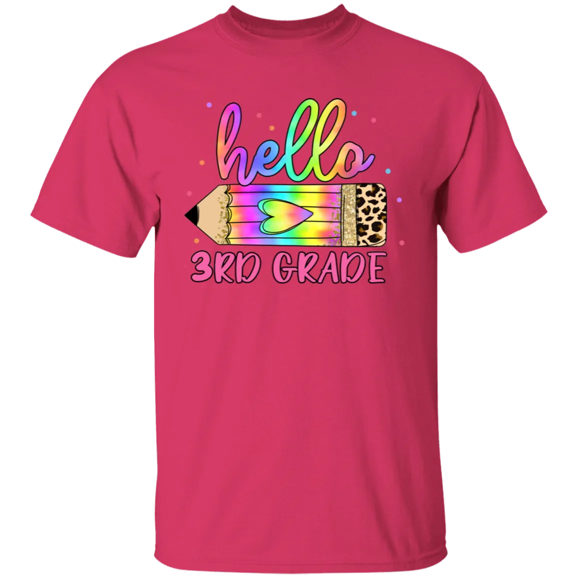 3rd Grade Youth 5.3 oz 100% Cotton T-Shirt