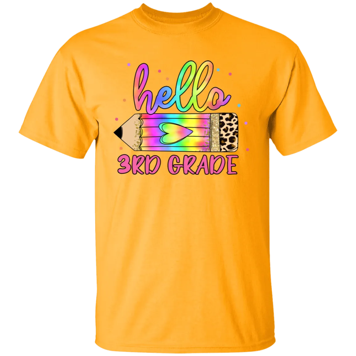 3rd Grade Youth 5.3 oz 100% Cotton T-Shirt