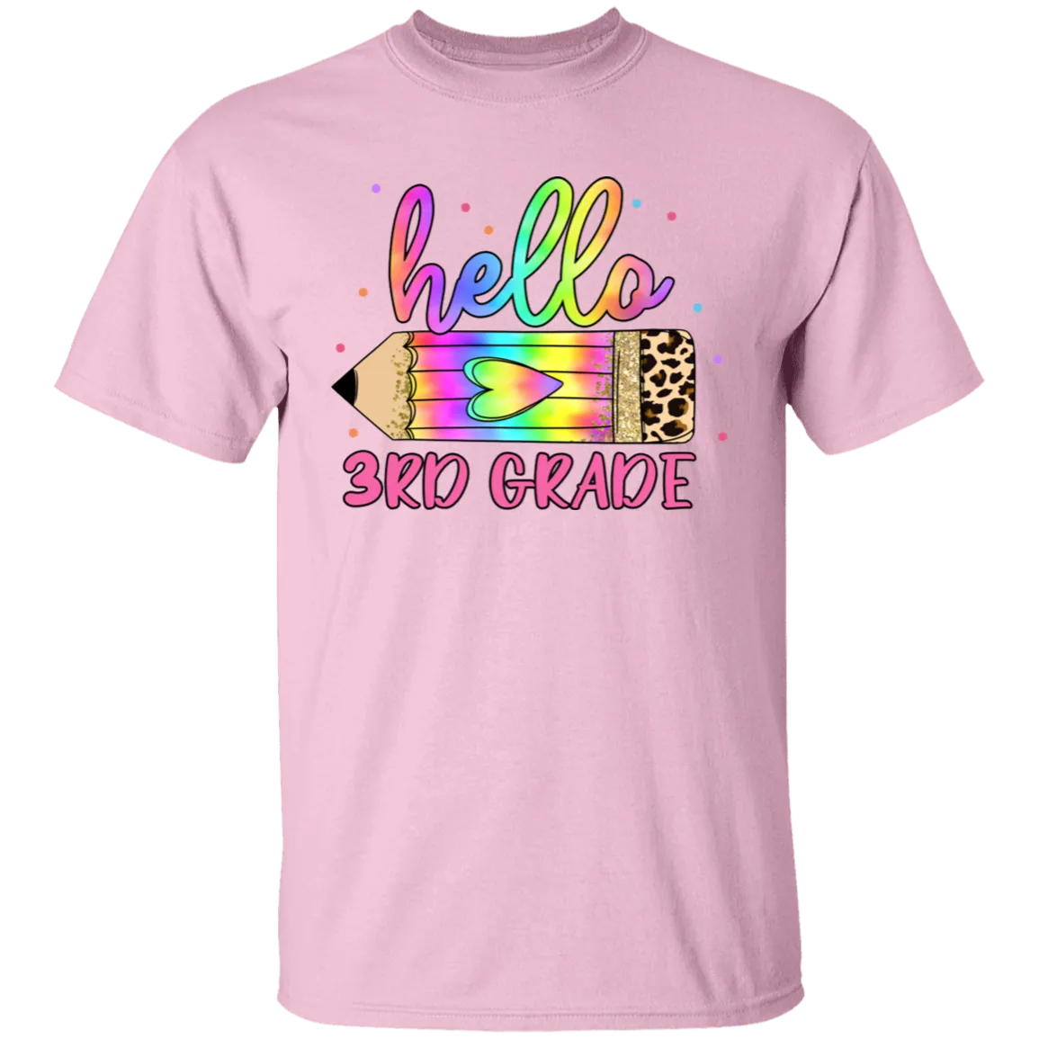 3rd Grade Youth 5.3 oz 100% Cotton T-Shirt