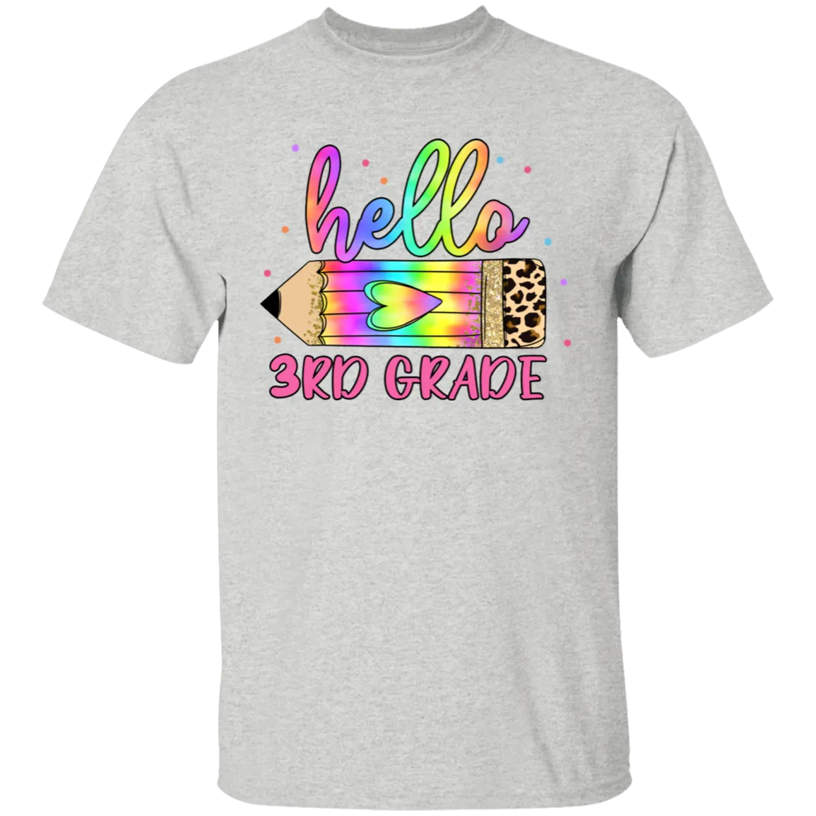3rd Grade Youth 5.3 oz 100% Cotton T-Shirt