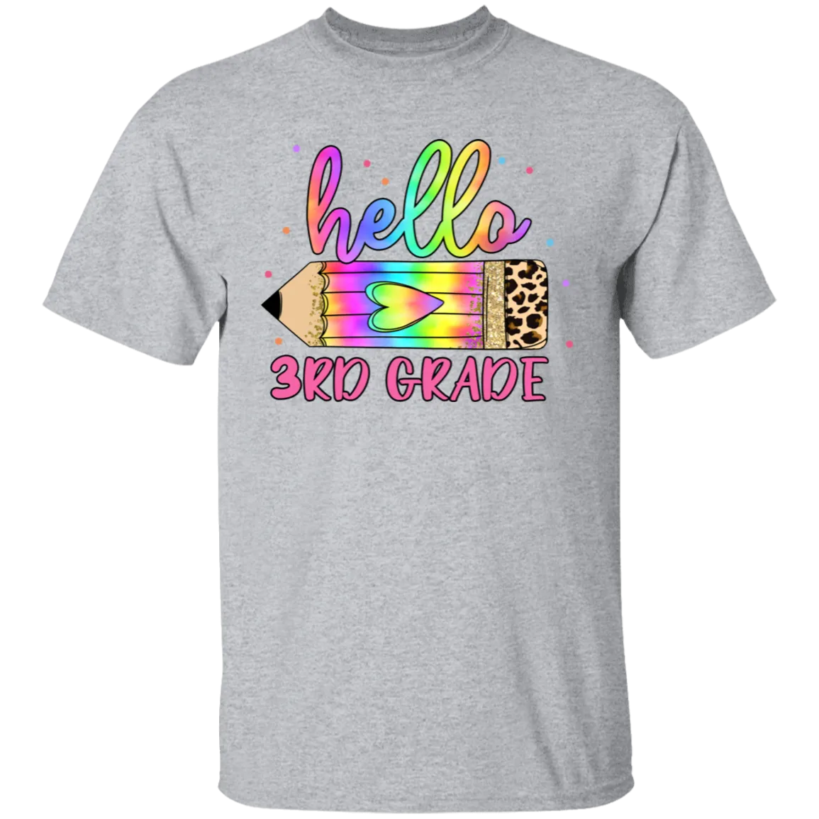 3rd Grade Youth 5.3 oz 100% Cotton T-Shirt