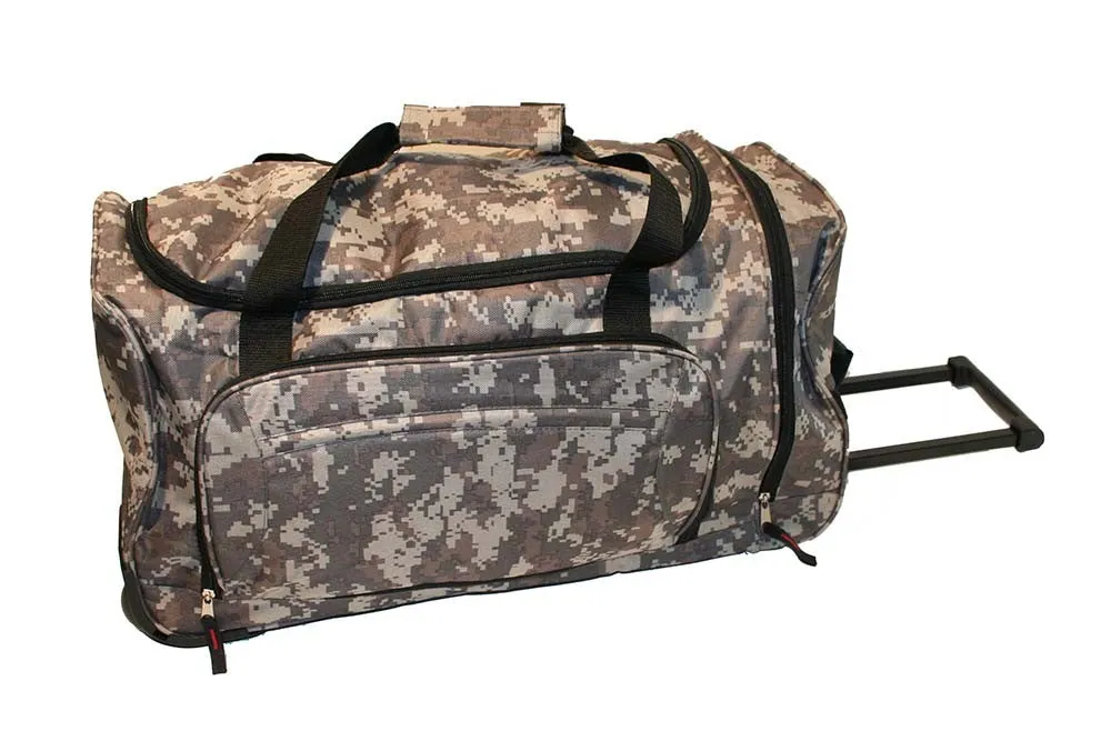 4 Person Elite Survival Kit (72  Hours) - Camo Roller Bag