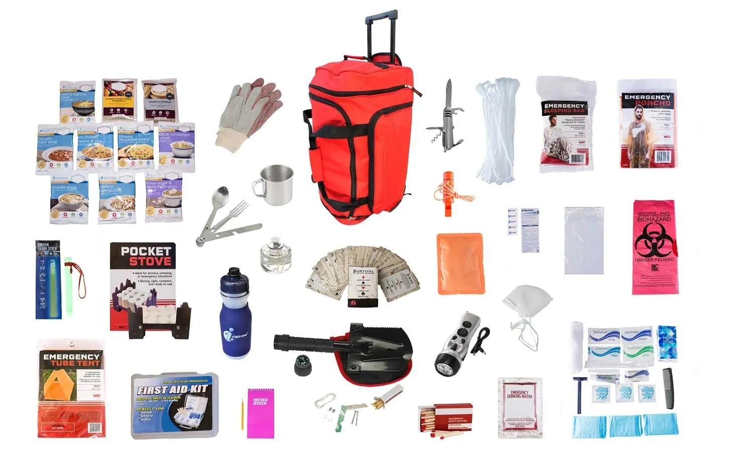 44 Meals Deluxe Food Storage Survival Kit (14 Day)