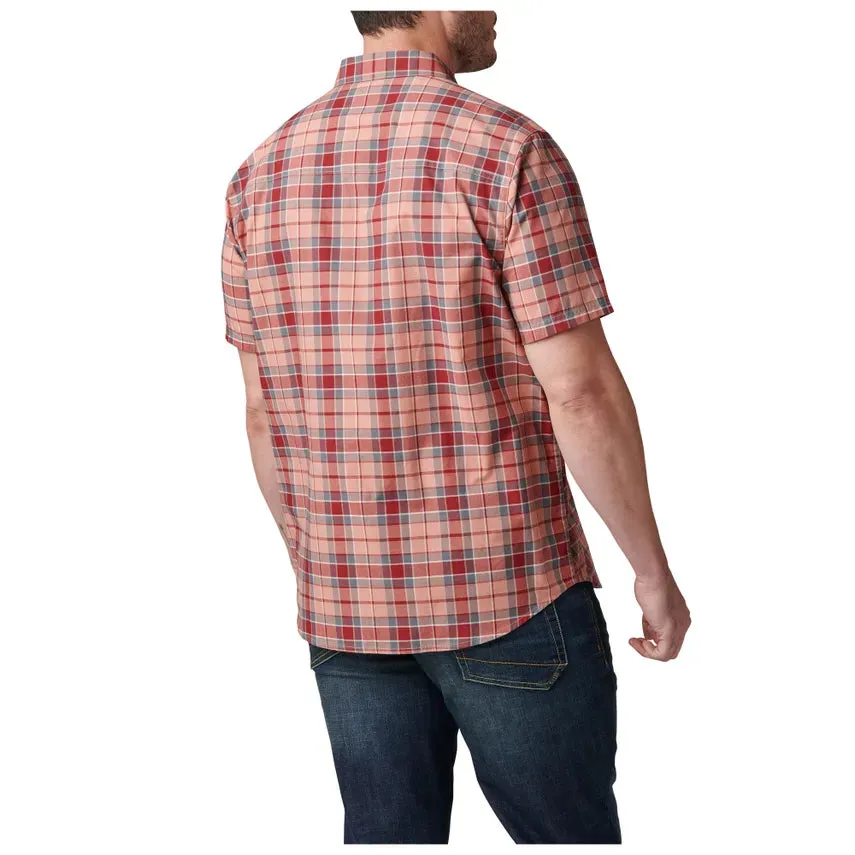 71204 - 5.11 WYATT SHORT SLEEVE PLAID SHIRT