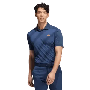Adidas Statement Print Polo Shirt - Blue