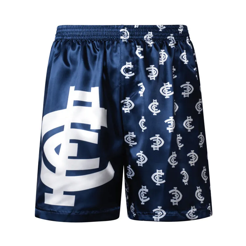 AFL Carlton Blues Mens Satin Boxers