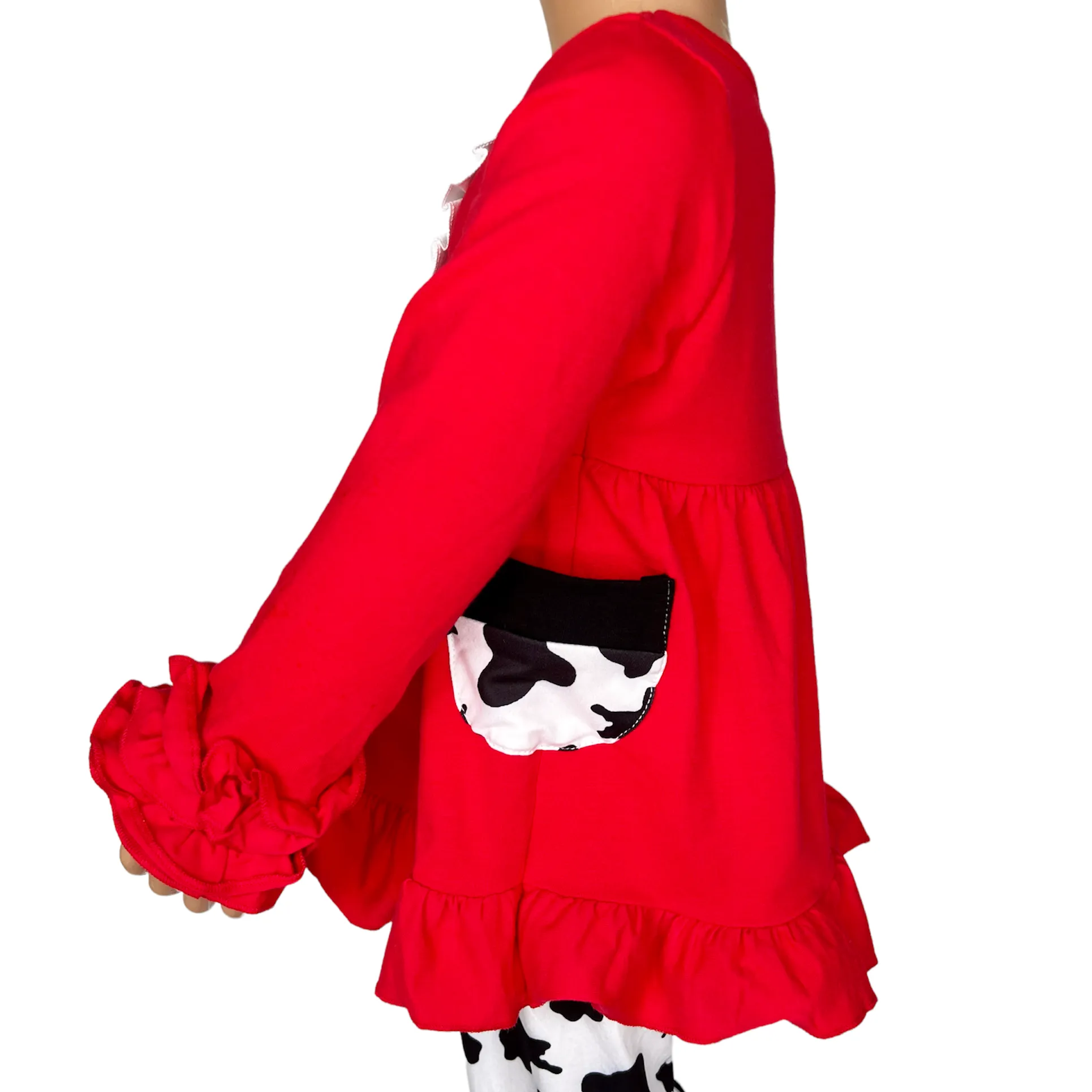 AL Limited Little Big Girls Boutique Cowgirl Rodeo Party Cotton 2 pc Set