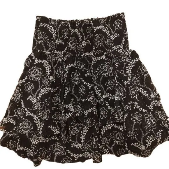 A.L.C. Vera silk blend ruffle skirt 0 XS 🎉HOST PICK🎉