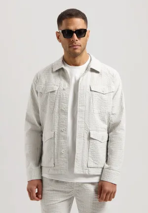 Alcie Safari Jacket Seersucker