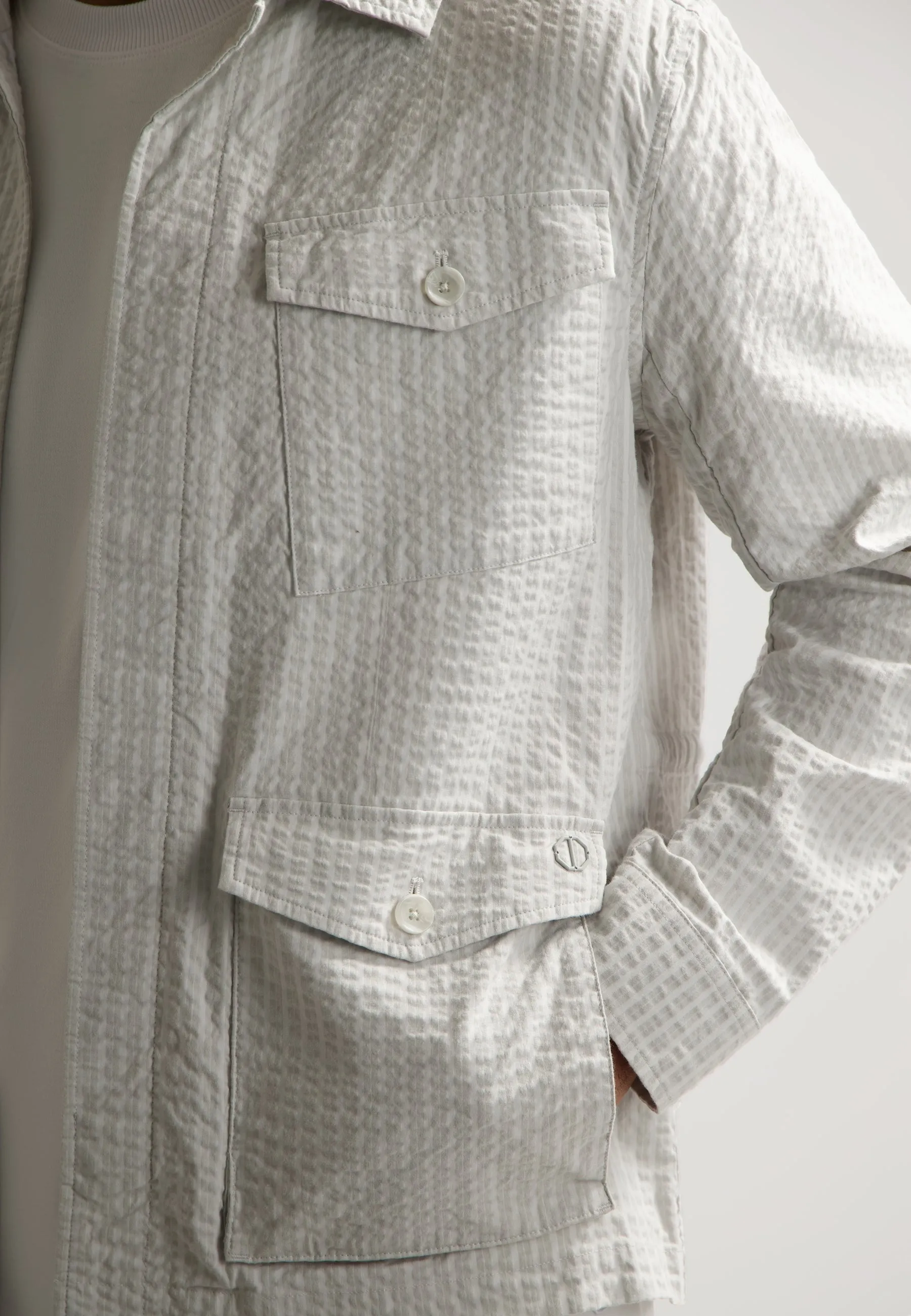 Alcie Safari Jacket Seersucker