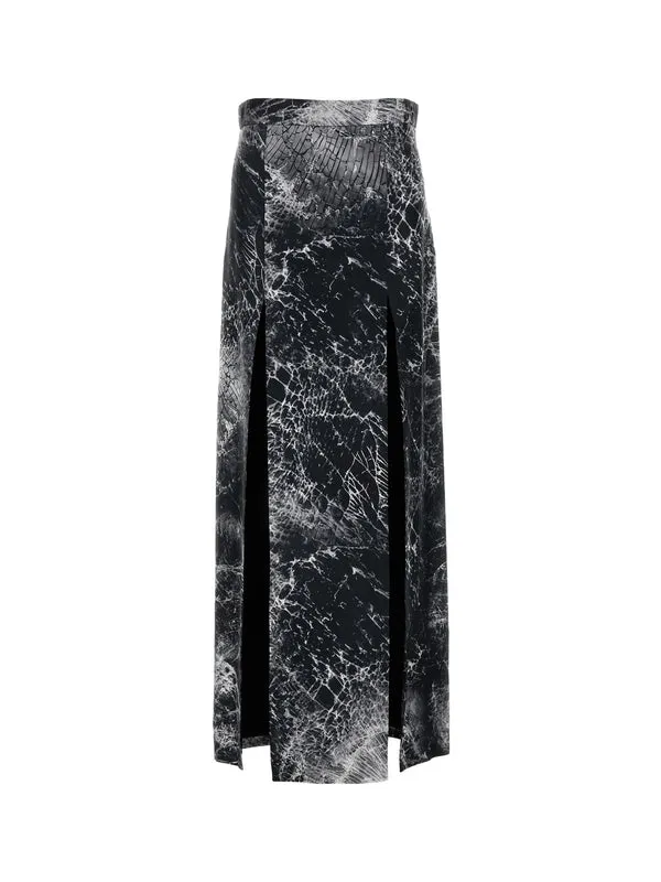 Alexander Mcqueen Black Skirts