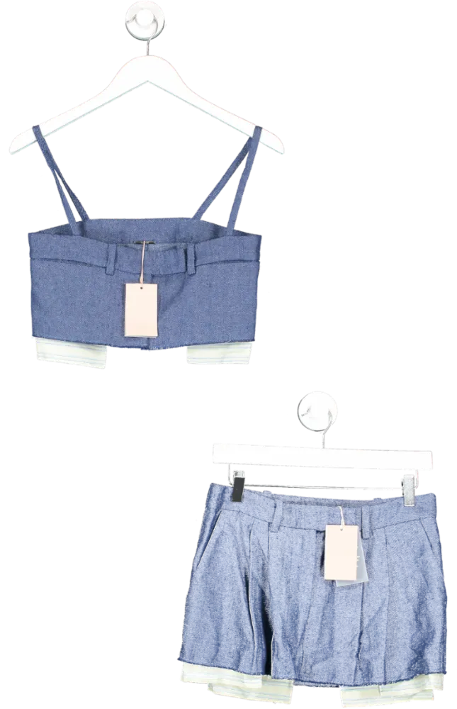 Alexis Blue Saanvi Skirt & Top Co-ord set UK XS