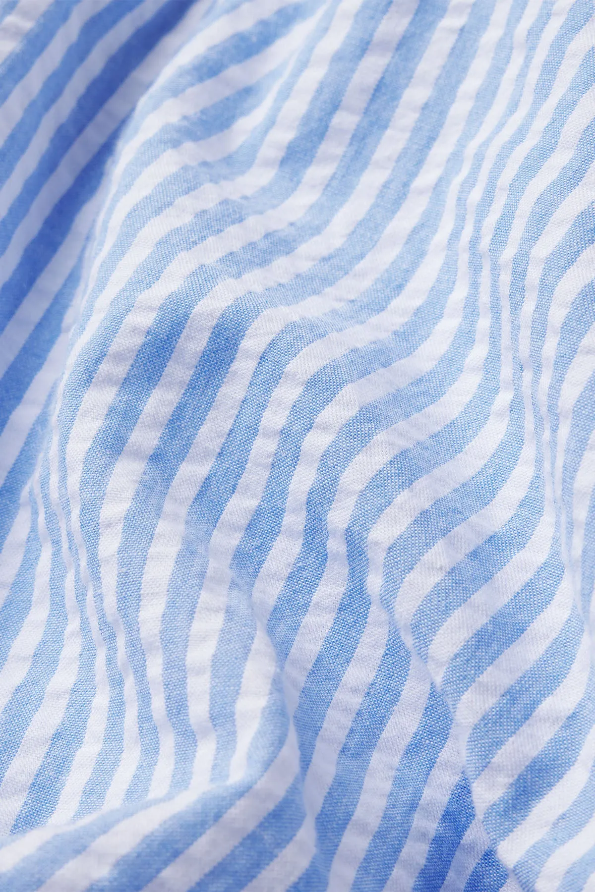 Alice Shorts Set in Blue Seersucker