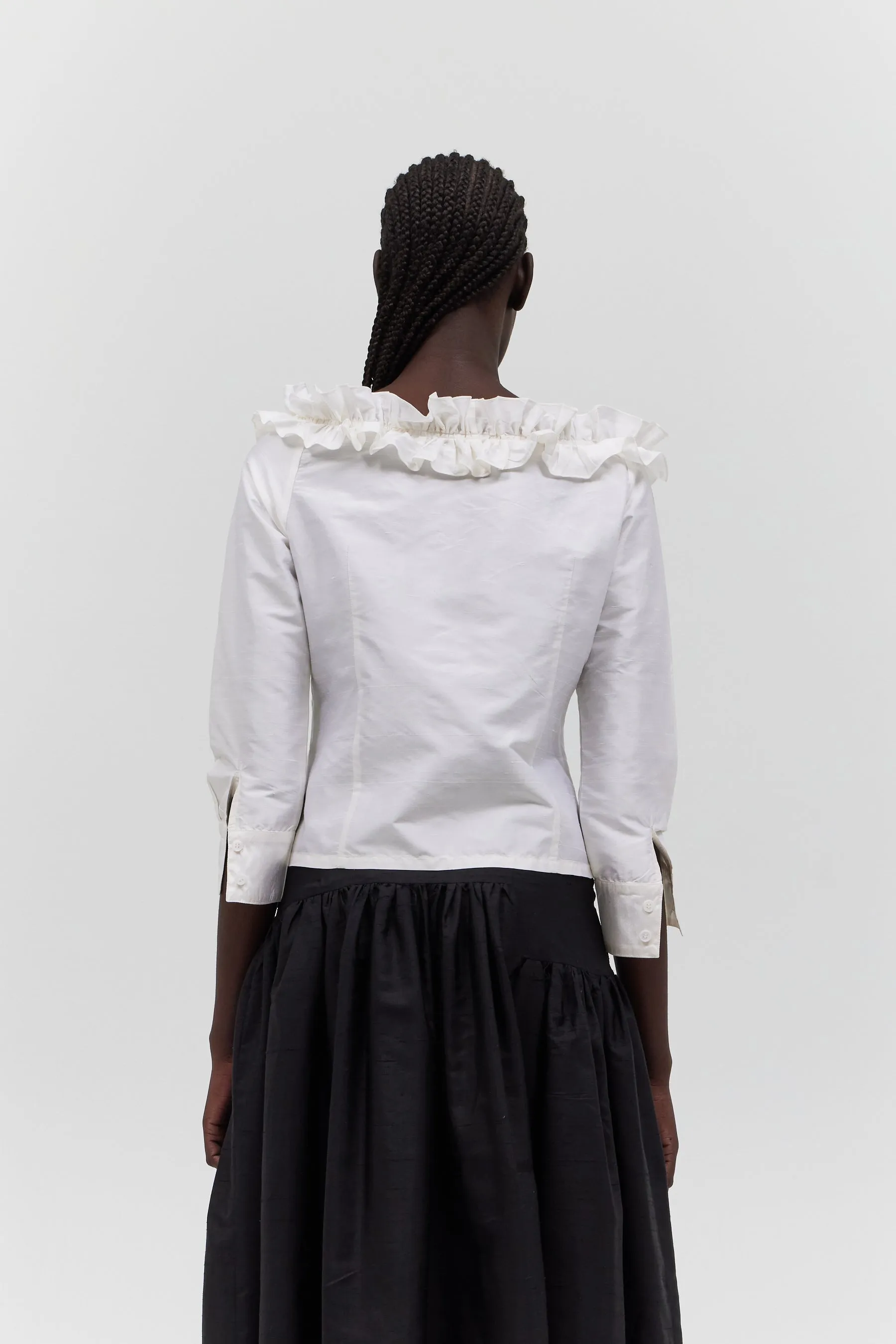 AMALIA BLOUSE — WHITE