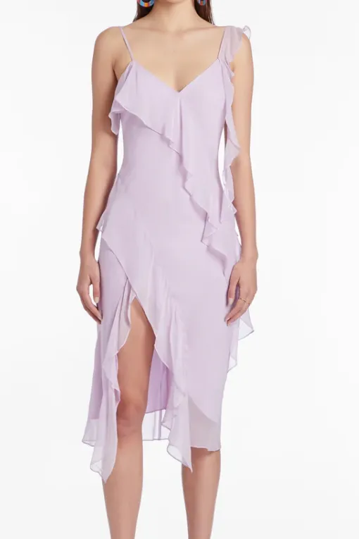 Amanda Uprichard Casilda Dress - Lilac