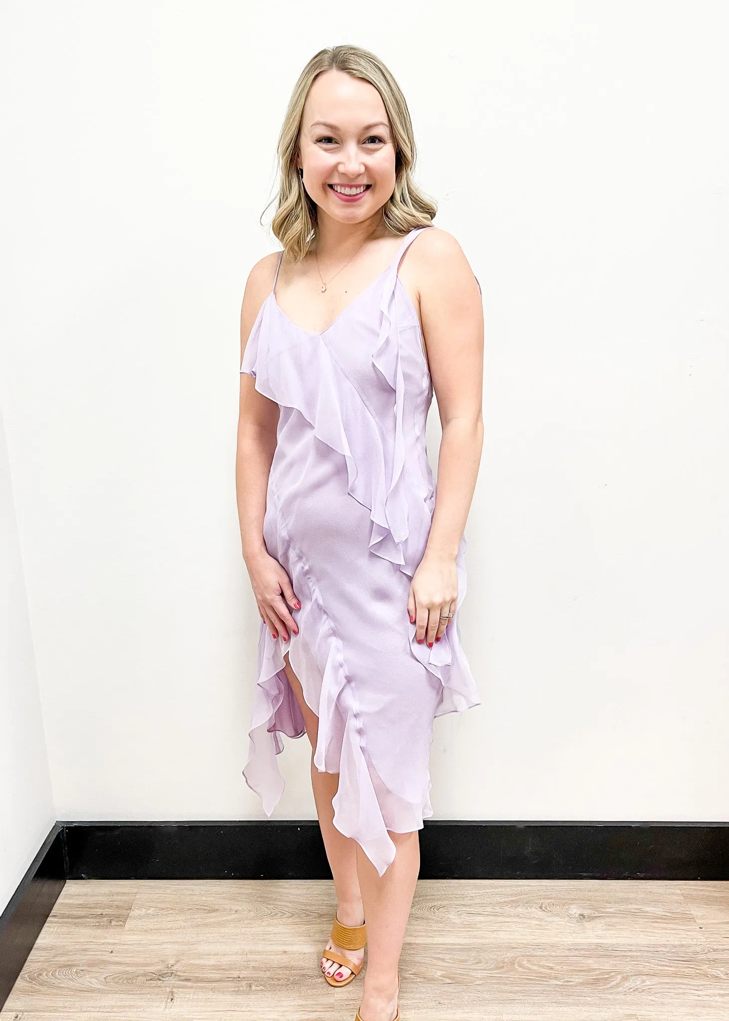 Amanda Uprichard Casilda Dress - Lilac