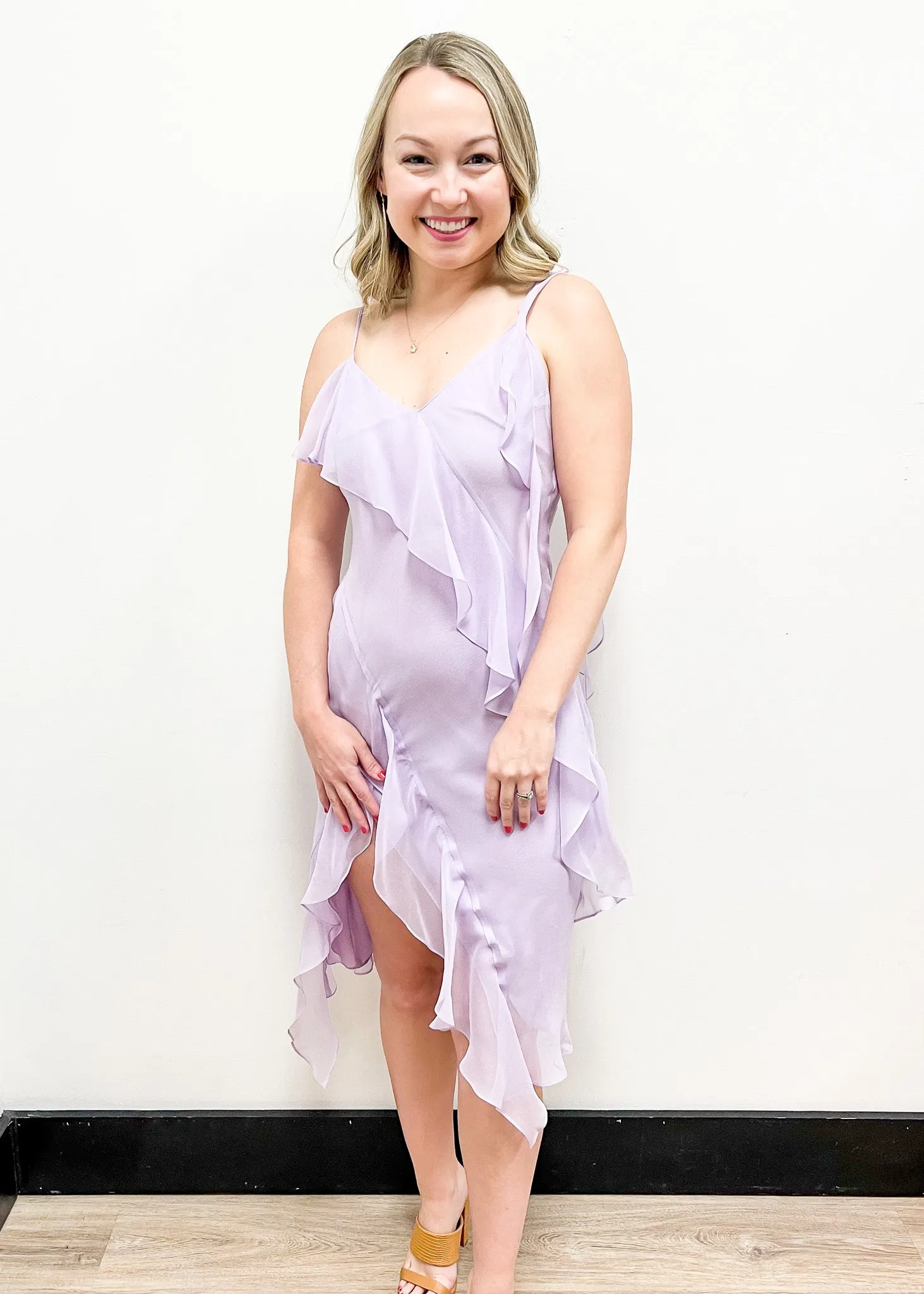 Amanda Uprichard Casilda Dress - Lilac