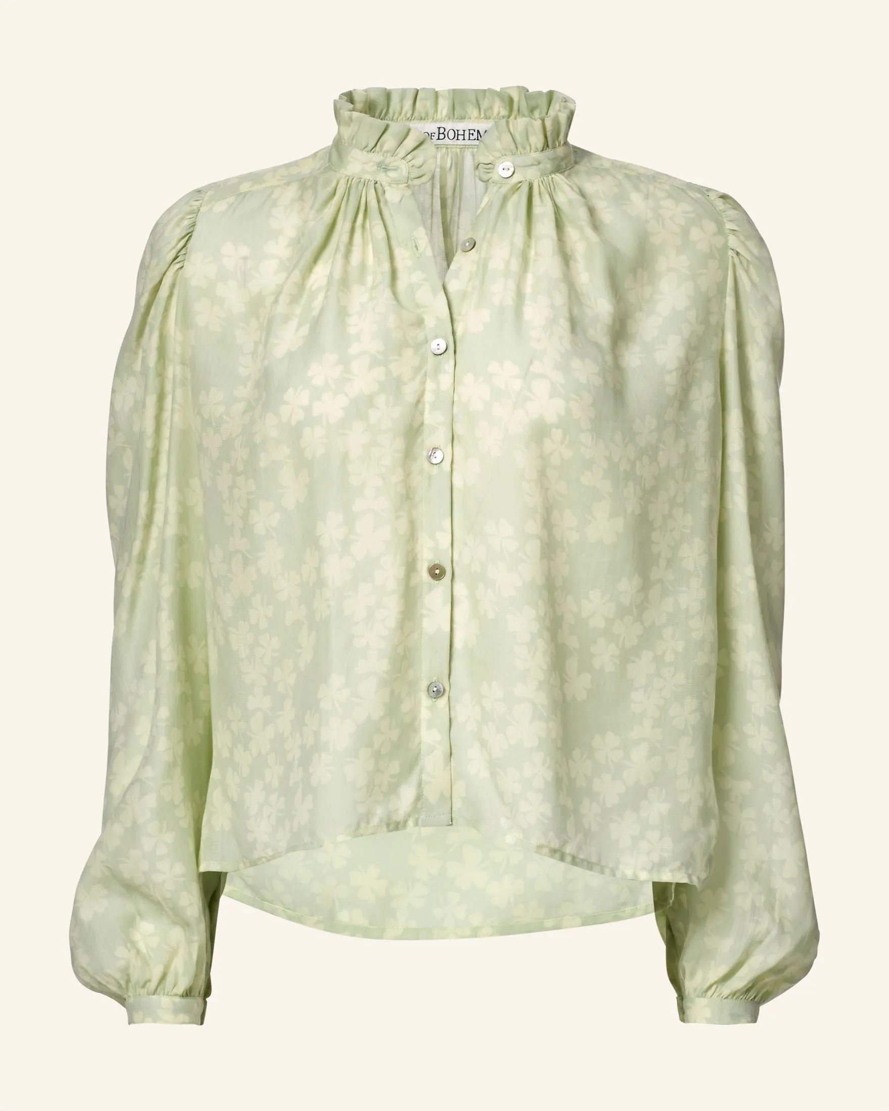 Ana Celadon Clover Shirt