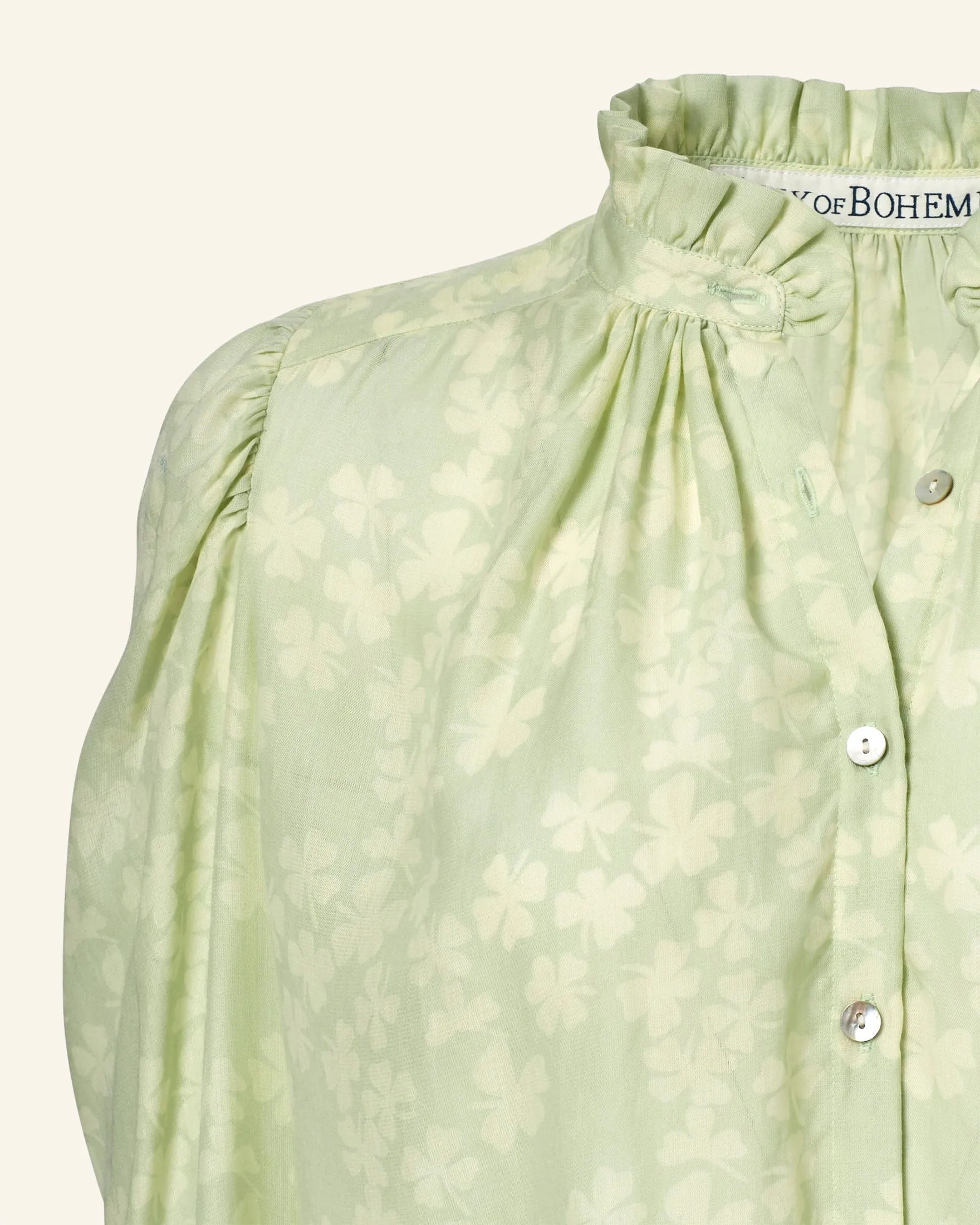 Ana Celadon Clover Shirt