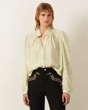 Ana Celadon Clover Shirt