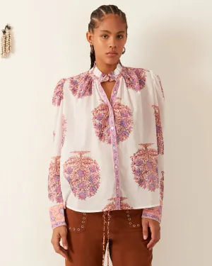 Annabel Fig Flower Shirt