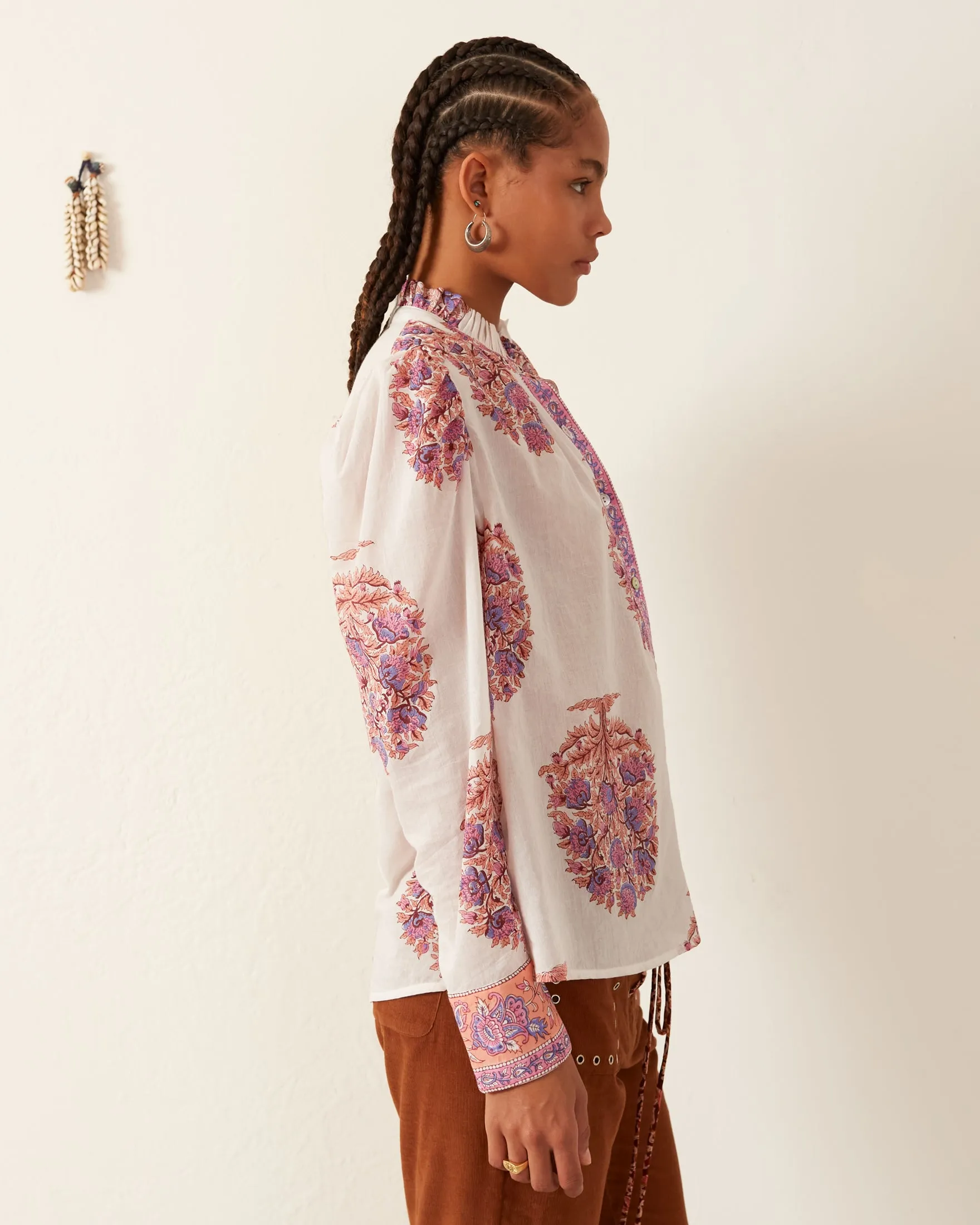 Annabel Fig Flower Shirt