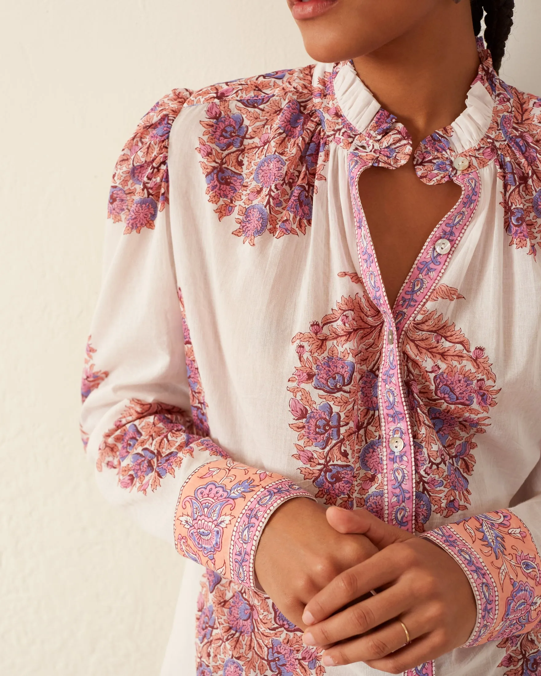 Annabel Fig Flower Shirt