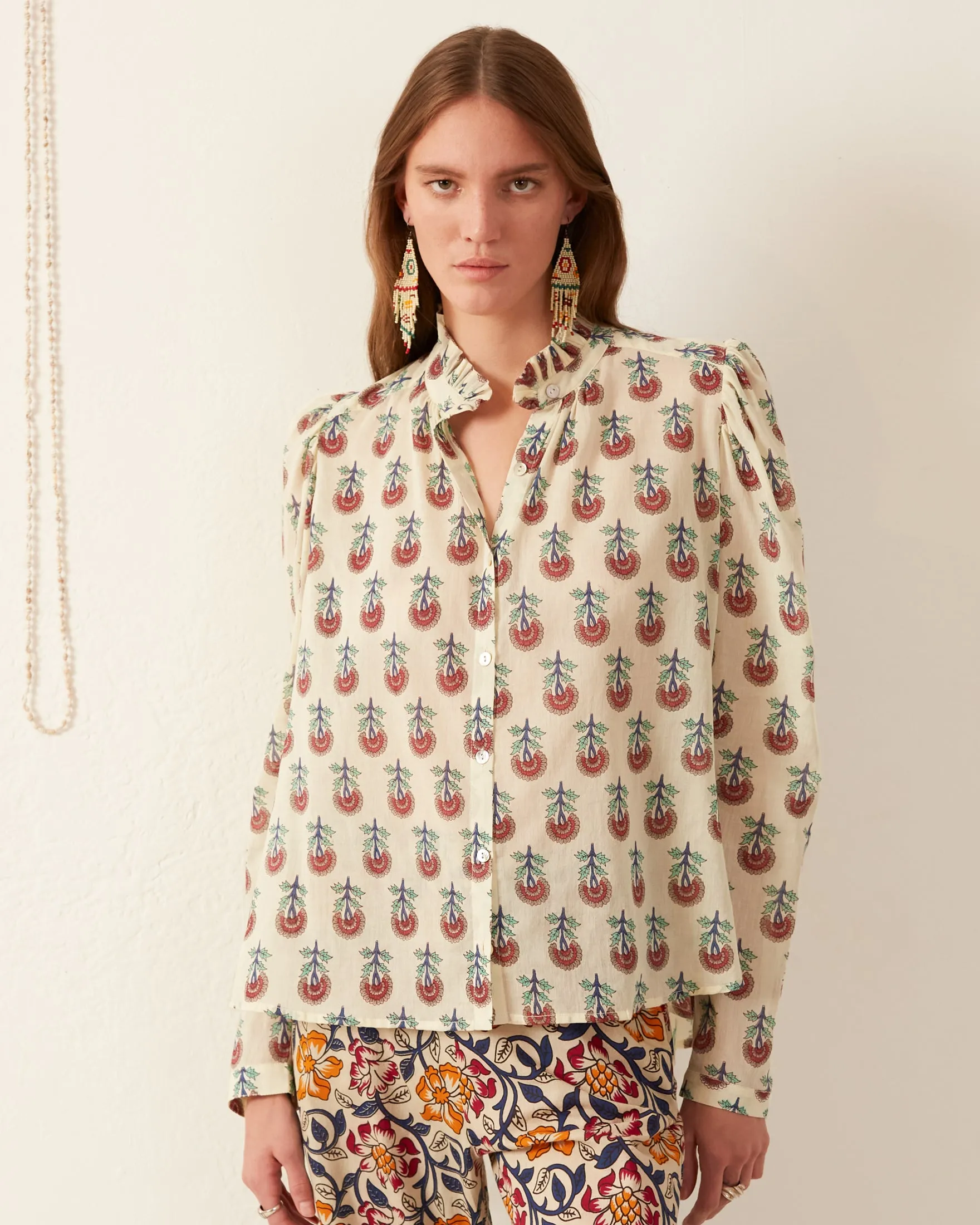 Annabel Ivory Rose Shirt