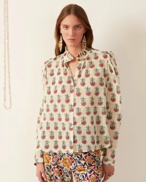 Annabel Ivory Rose Shirt