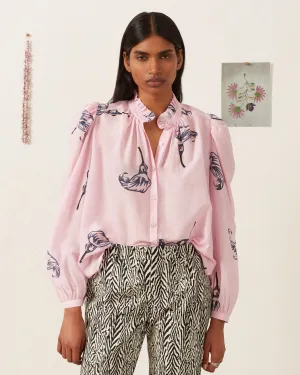 Annabel Pink Calla Lily Shirt