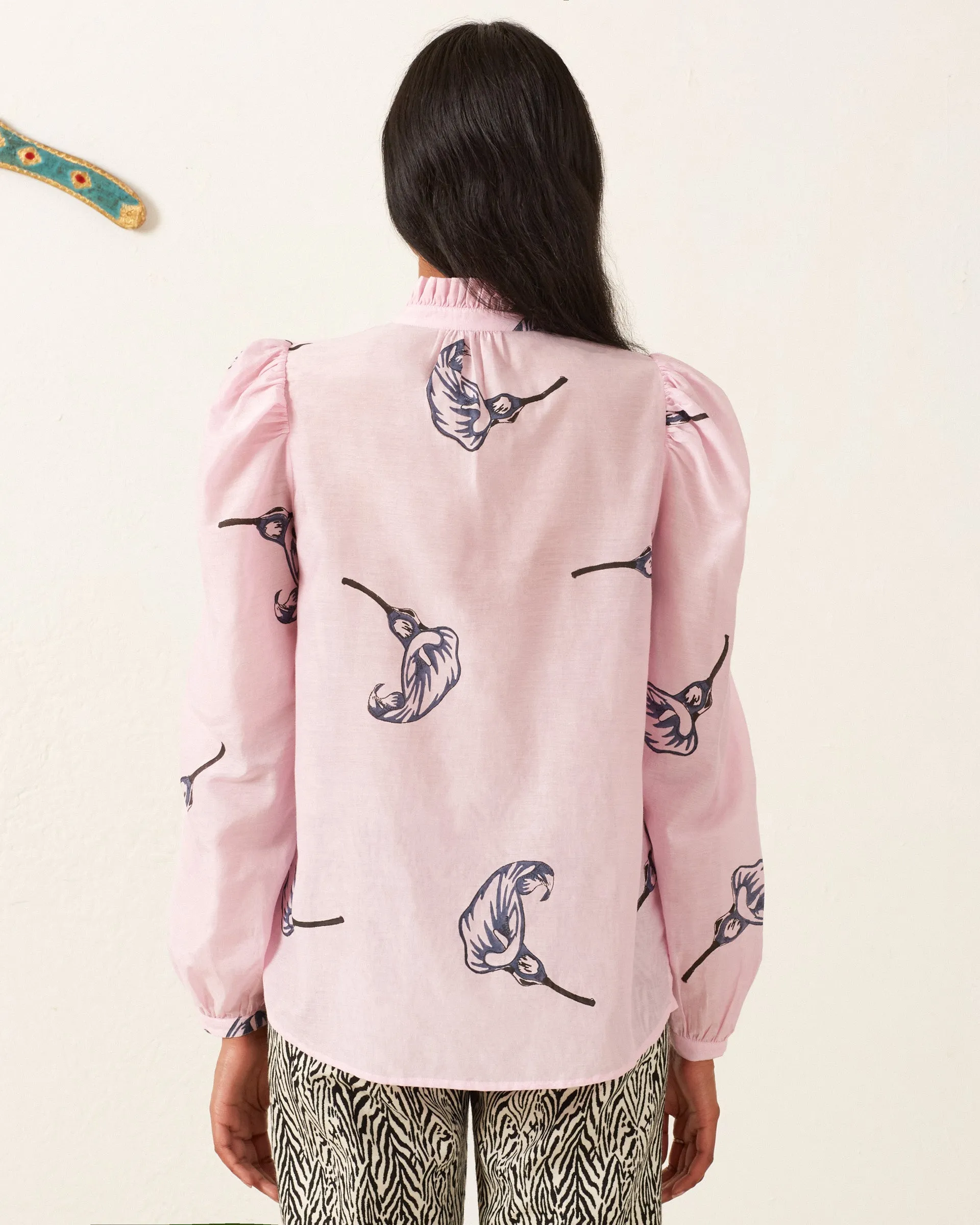 Annabel Pink Calla Lily Shirt