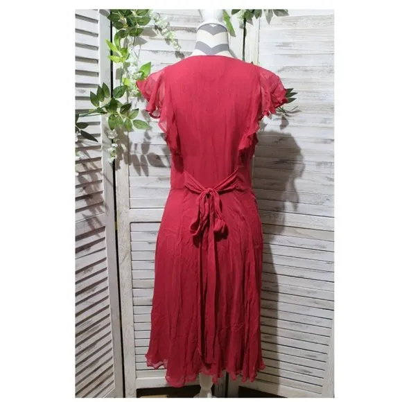 Anthropologie Concerto Silk Dress (1357) 🦋🔮