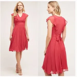 Anthropologie Concerto Silk Dress (1357) 🦋🔮