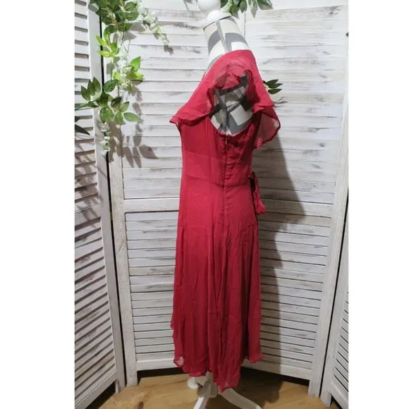 Anthropologie Concerto Silk Dress (1357) 🦋🔮
