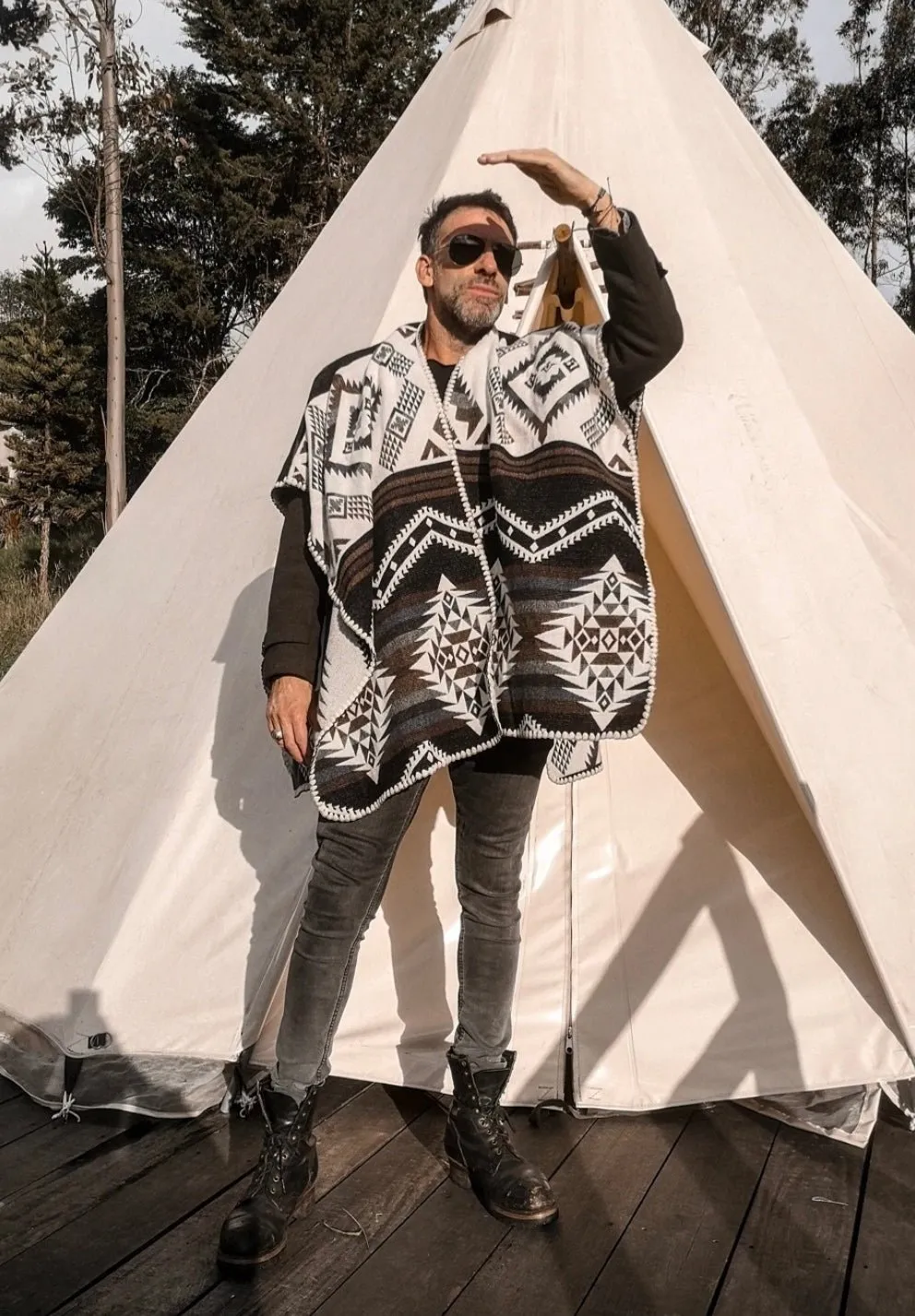 Arizona Poncho with Hood