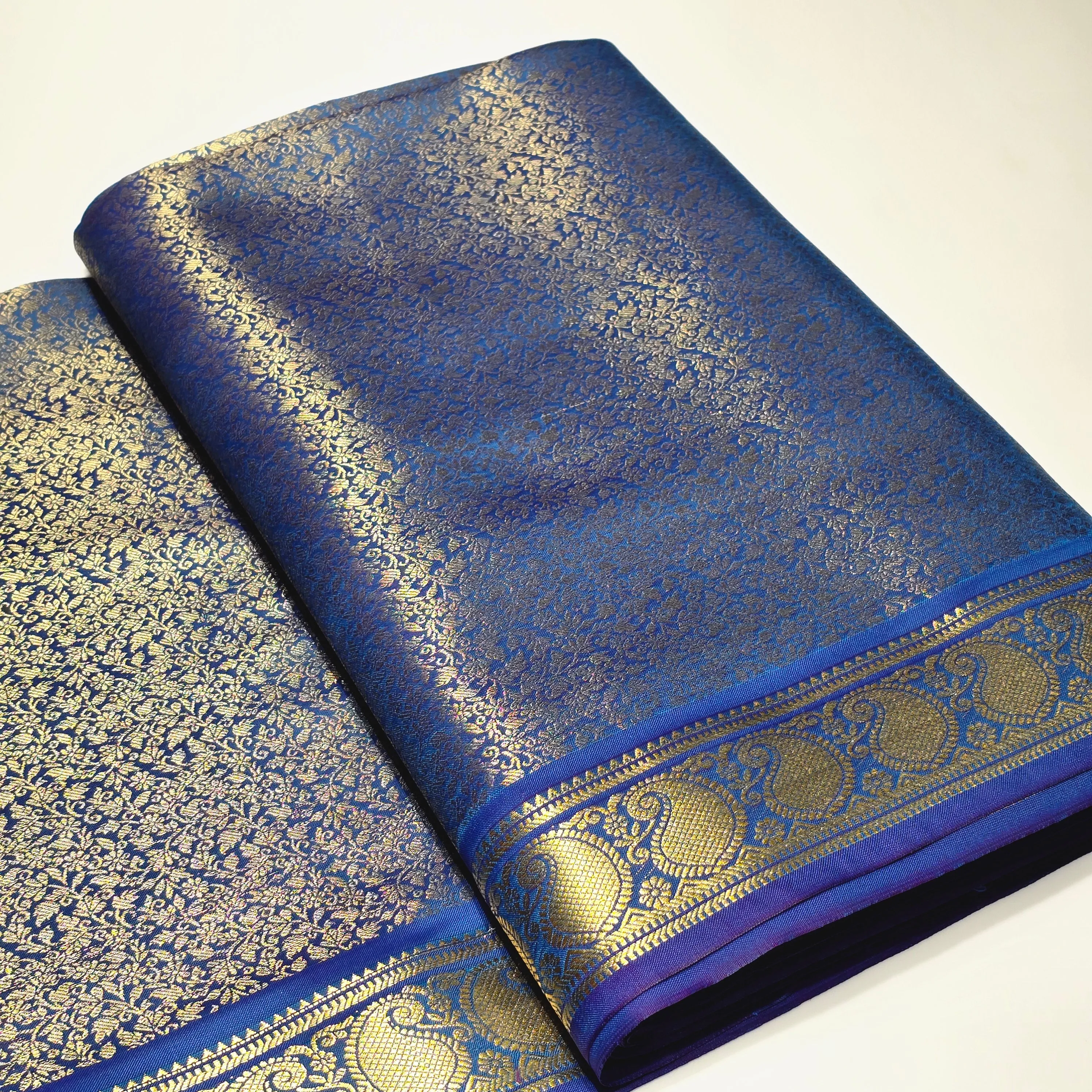 Art Silk Brocade with Border – 36" Width