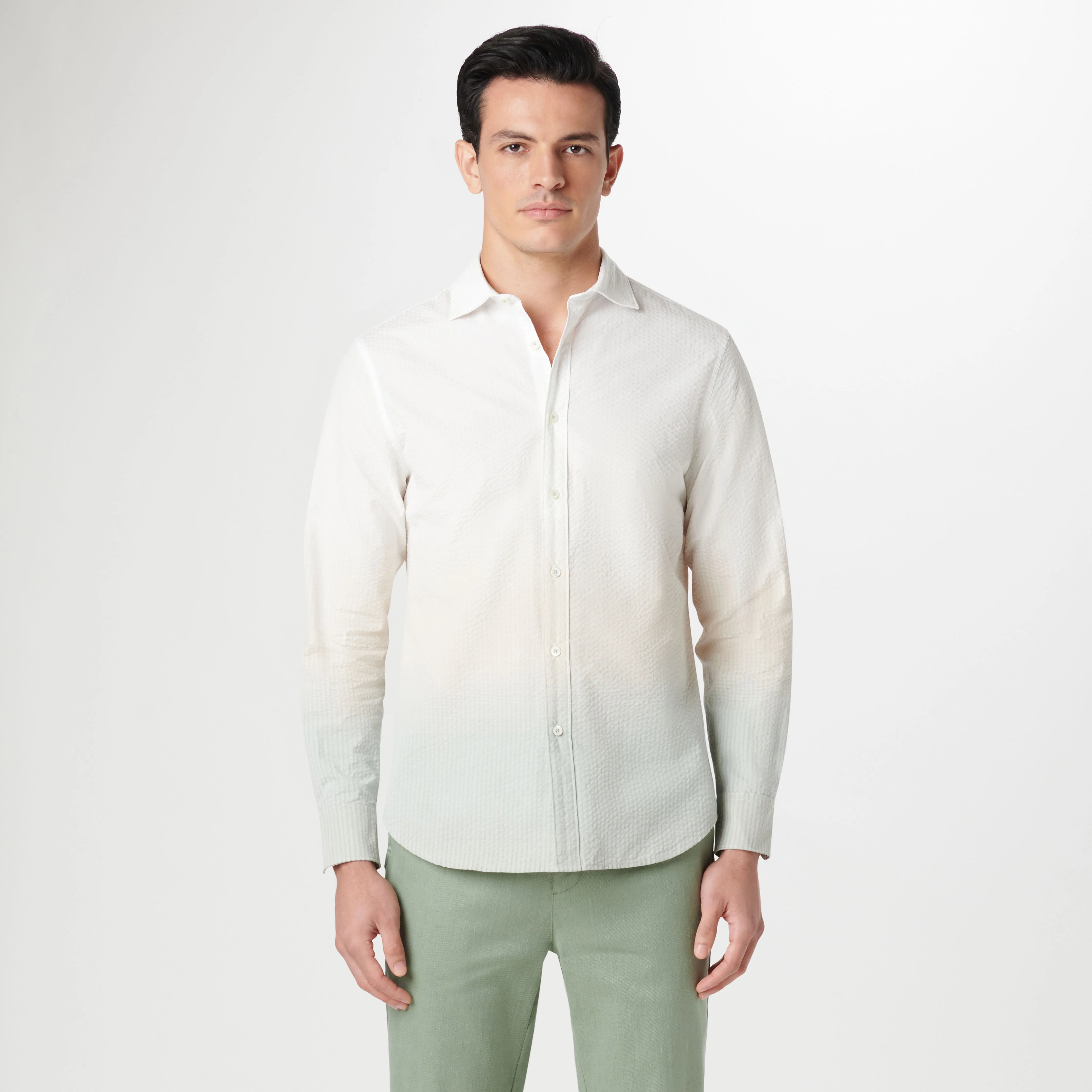 Axel Seersucker Gradient Shirt