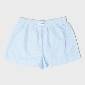 Baby Blue Checkered Boxer Short