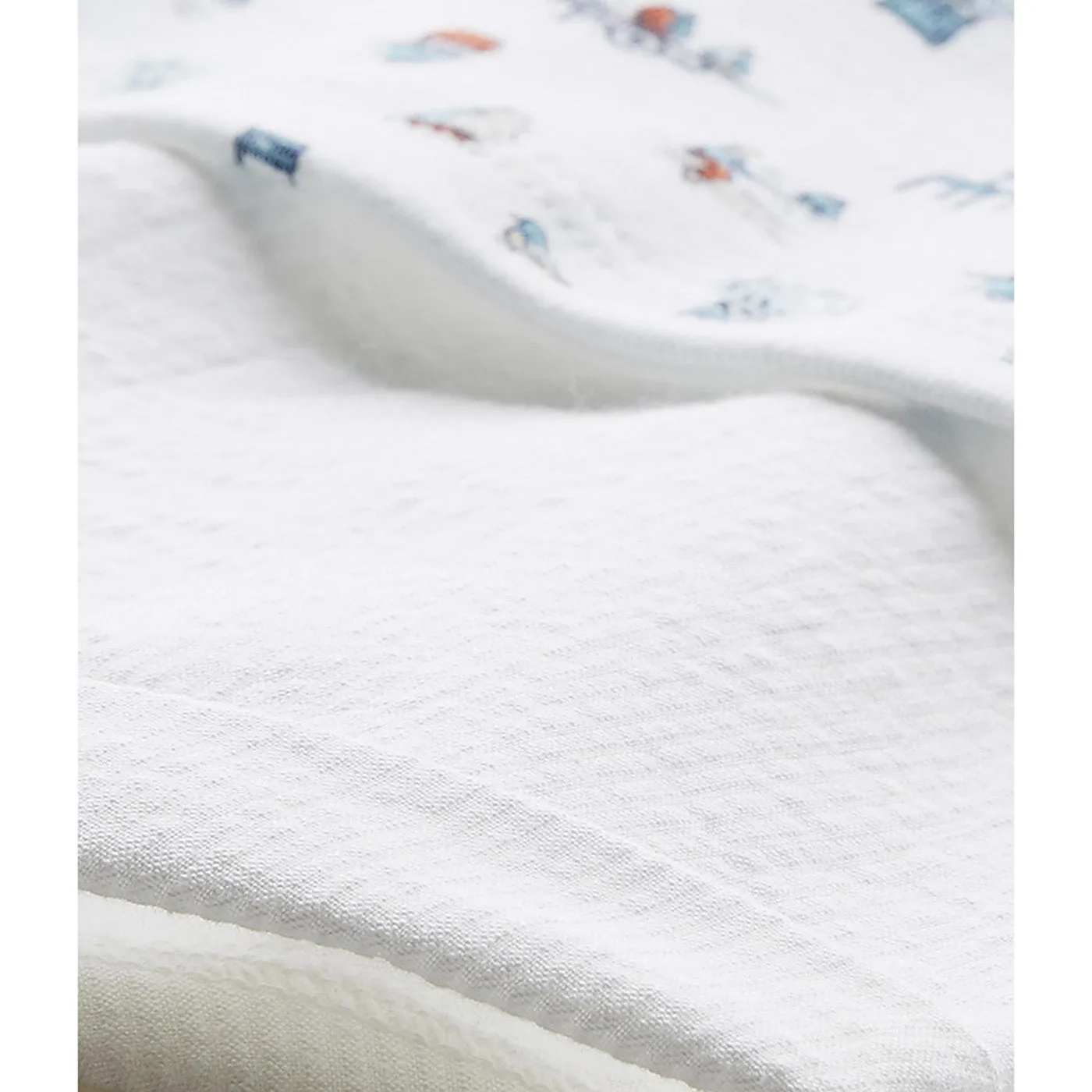 Baby Boys Printed Top with Attached Shorts