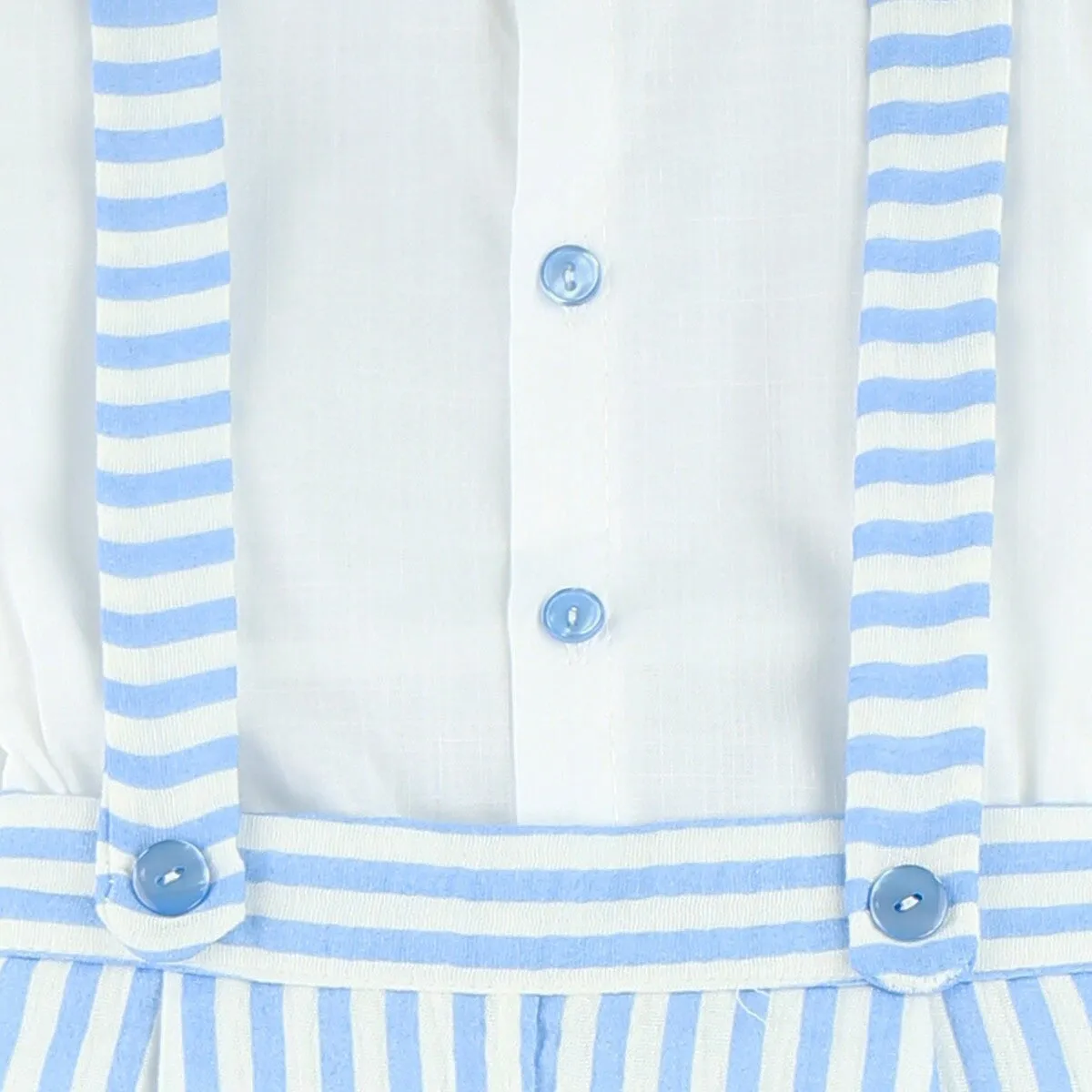 Baby Ferr Boys Blue Stripe Short Set