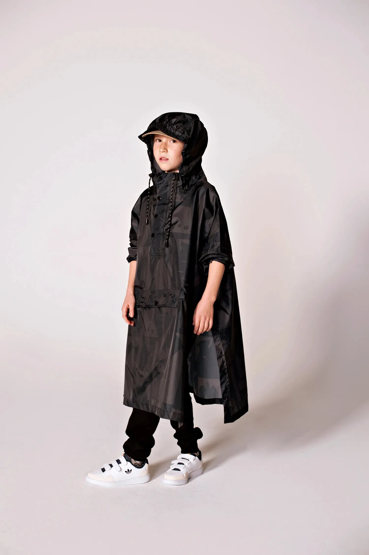 Back To Black - Kids Rain Poncho