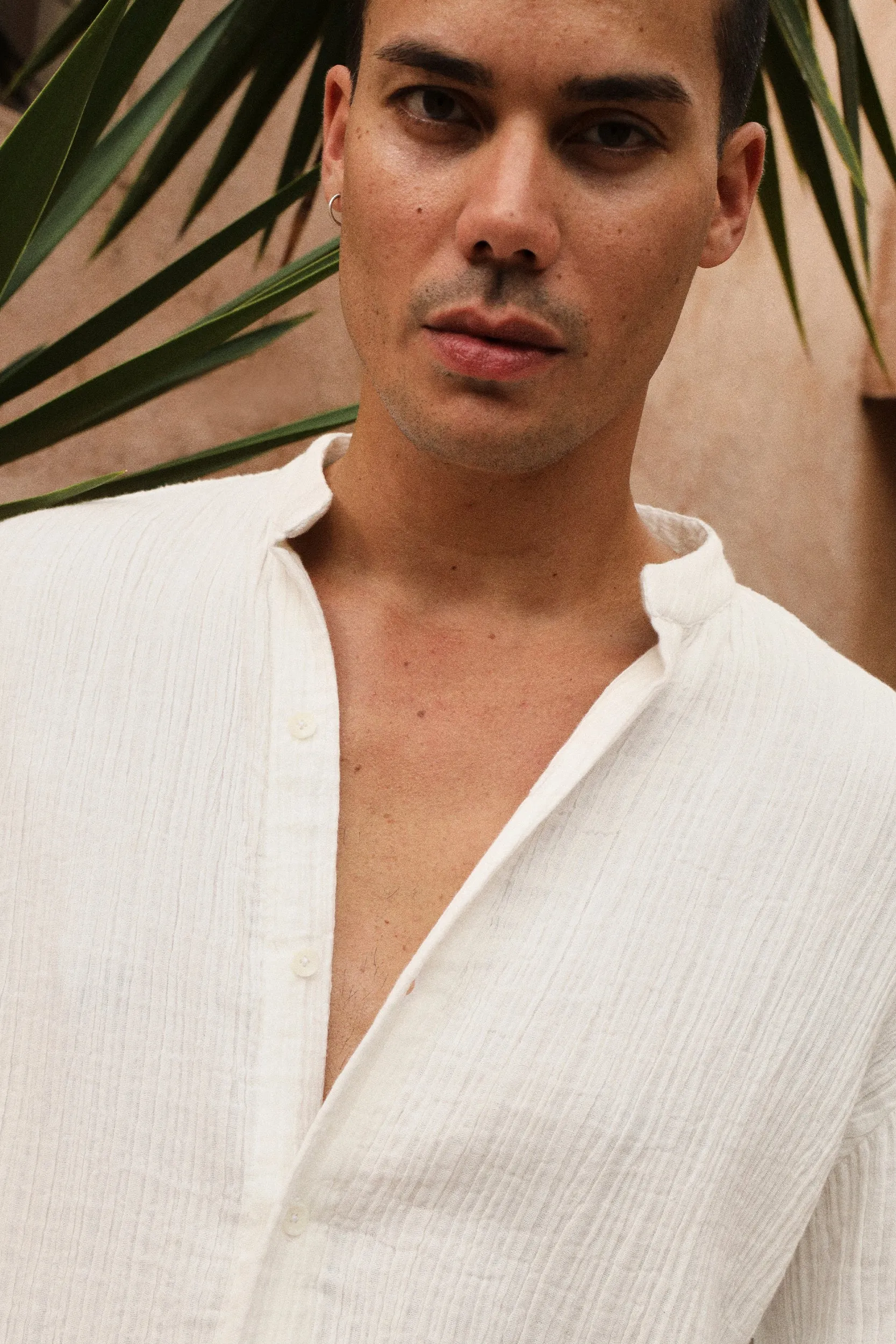 Bali Shirt- Man (Ivory)